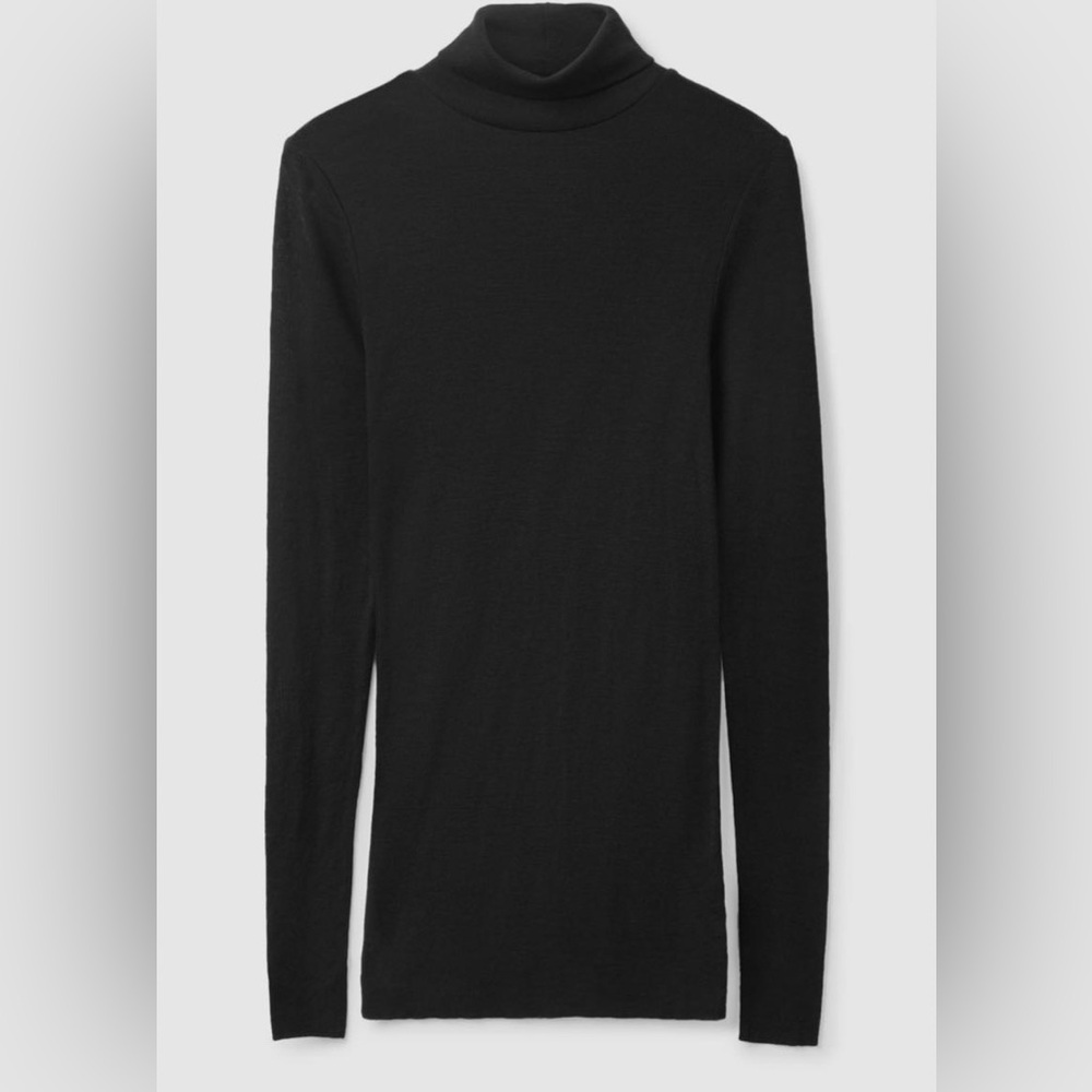 COS Merino Wool Turtleneck Top